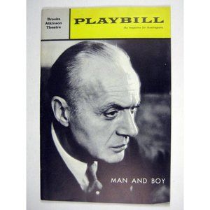 Man and Boy Playbill November 18 1963 Atkinson Theatre Charles Boyer Willis